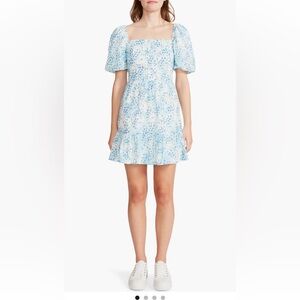 BB Dakota for Steve Madden- Mini puff sleeve Floral Dress